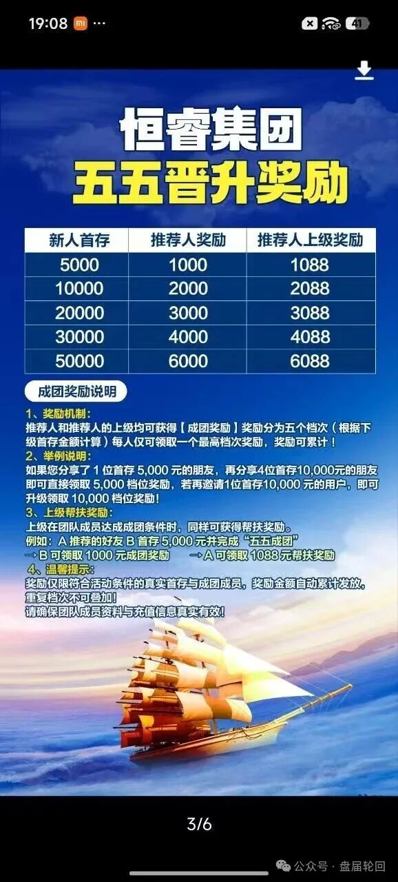 警惕“恒睿集团”骗局：一场披着“高薪推广”外衣的资金盘陷阱！