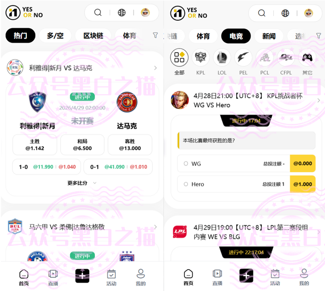 【YESORNO+大象社区】项目背景虚造，涉及私设赌场罪，团队长好自为之......