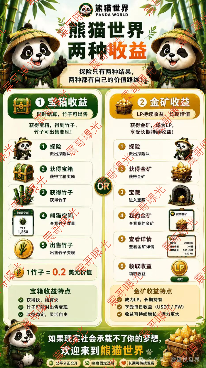 【熊猫世界】资金盘骗局,游戏是假的,拉人头搞诈骗是真的! 【熊猫世界】资金盘骗局,游戏是假的,拉人头搞诈骗是真的!