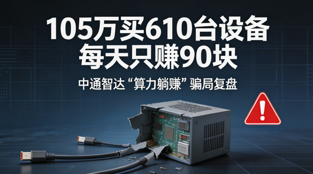 中通智达崩盘实录——从“算力托管”到二次收割!